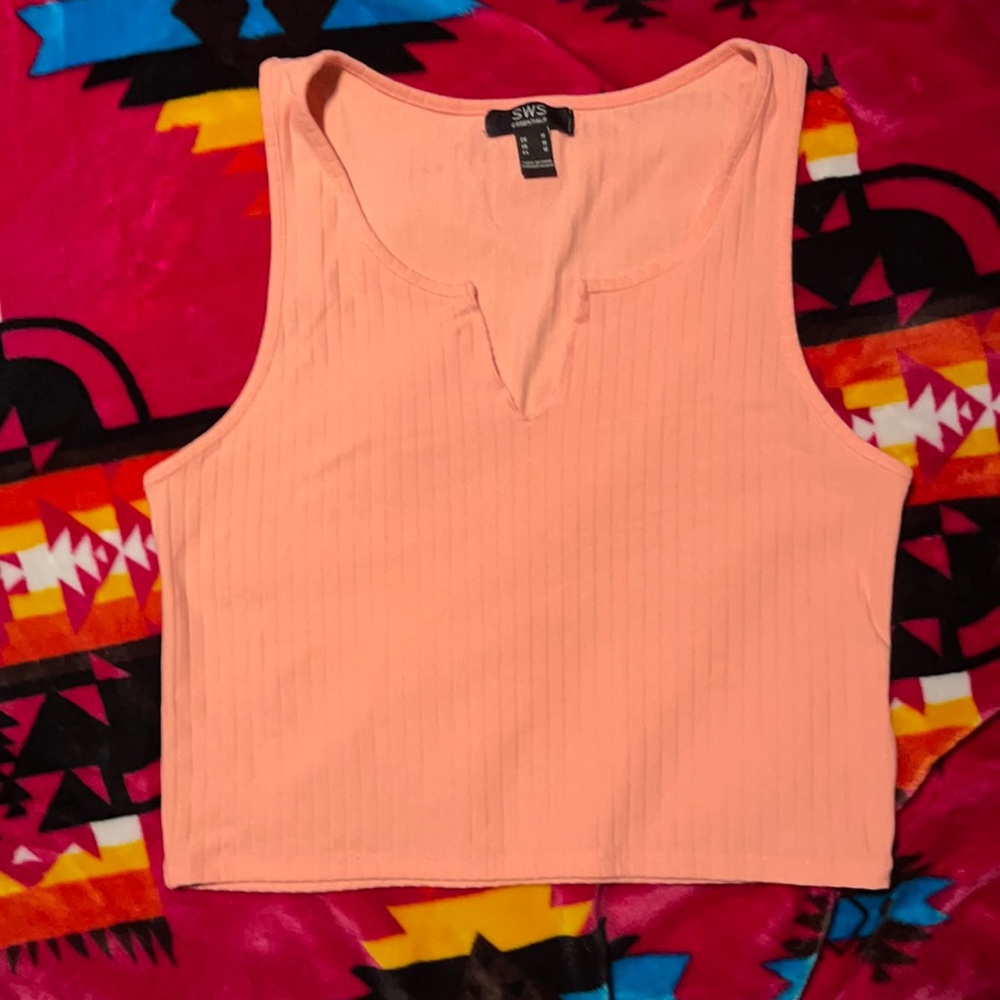 Pink crop top